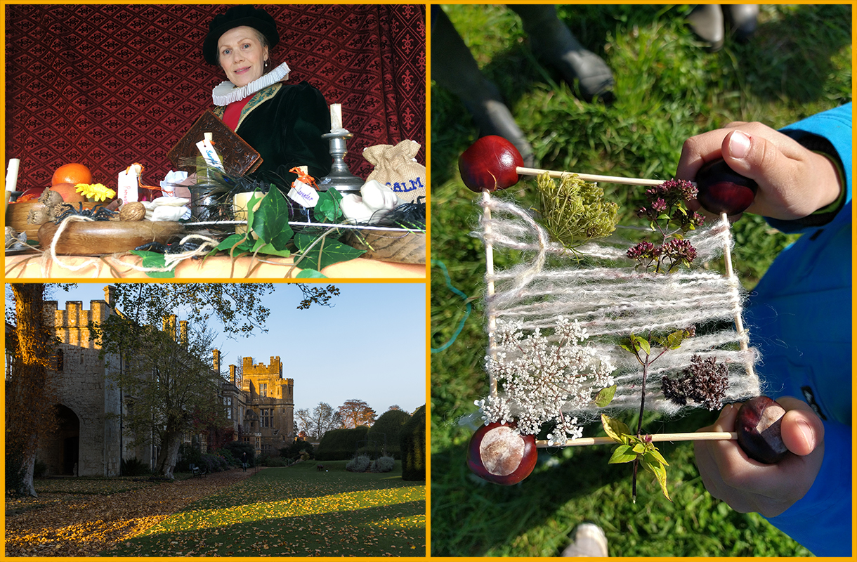 The Wise Woman and autumnal crafts at Sudeley Castle